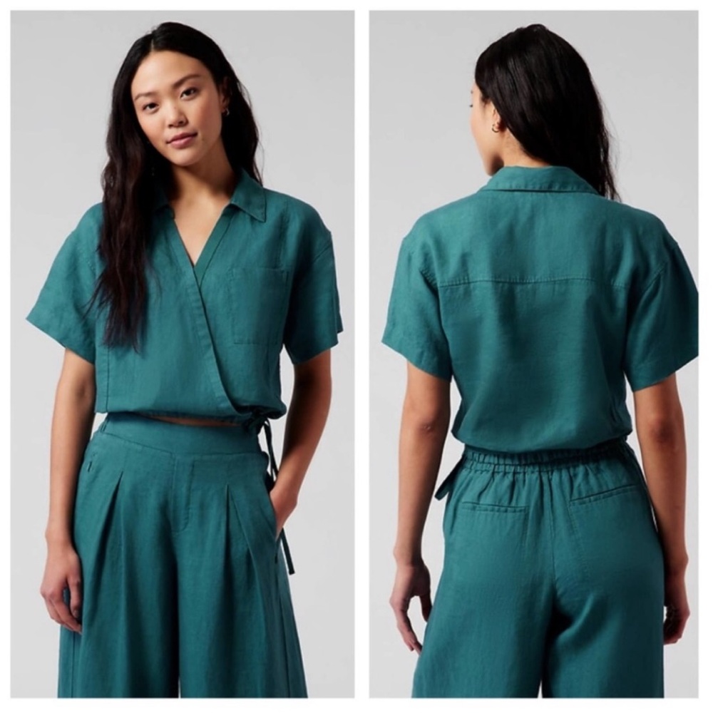 [NWT] Athleta Playa Wrap Top and Pants Set